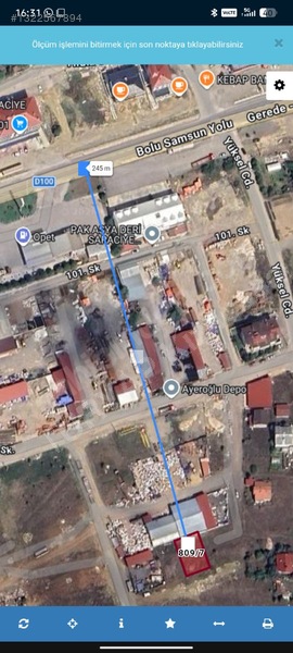 Demirciler Mahallesi Satilik Fırsat 375 M2 Sanayi Arsasi — fotoğraf 3