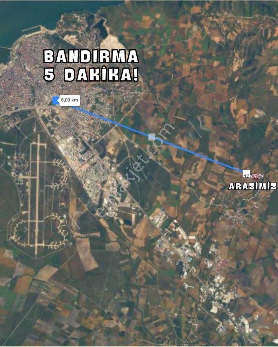 |bandırma| Merkeze 5 Dakika Yatırıma Ve Tarıma Uygun Arazi! — fotoğraf 5