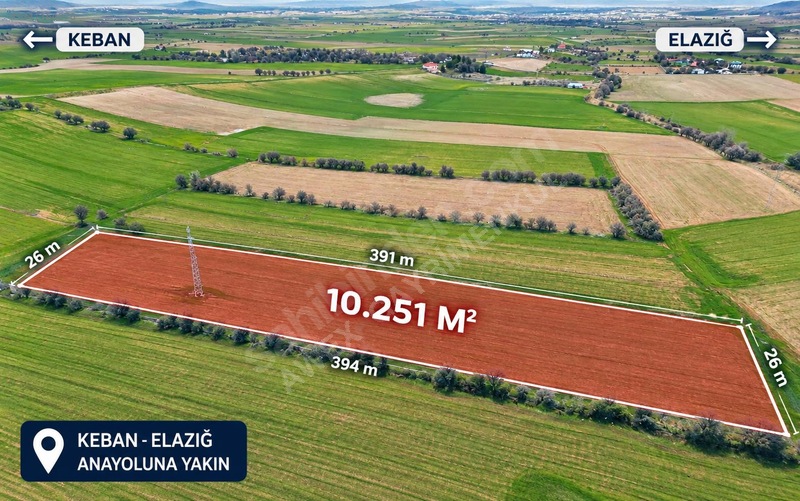 Awex Cd.|Elazığ/Poyraz 10.250 M2 Doğyla İçiçe Yatırım Fırsatı