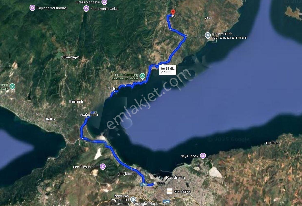 |Erdek| Kapıdağ'In Doğasıyla İç İçe Yol Su Elektrik Hazır Arazi! — fotoğraf 5