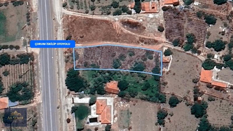 Çorum Altınbaşta 1483 M² Anayola Cephe Satılık Bağ