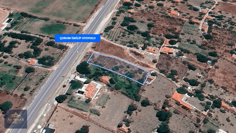 Çorum Altınbaşta 1483 M² Anayola Cephe Satılık Bağ — fotoğraf 25