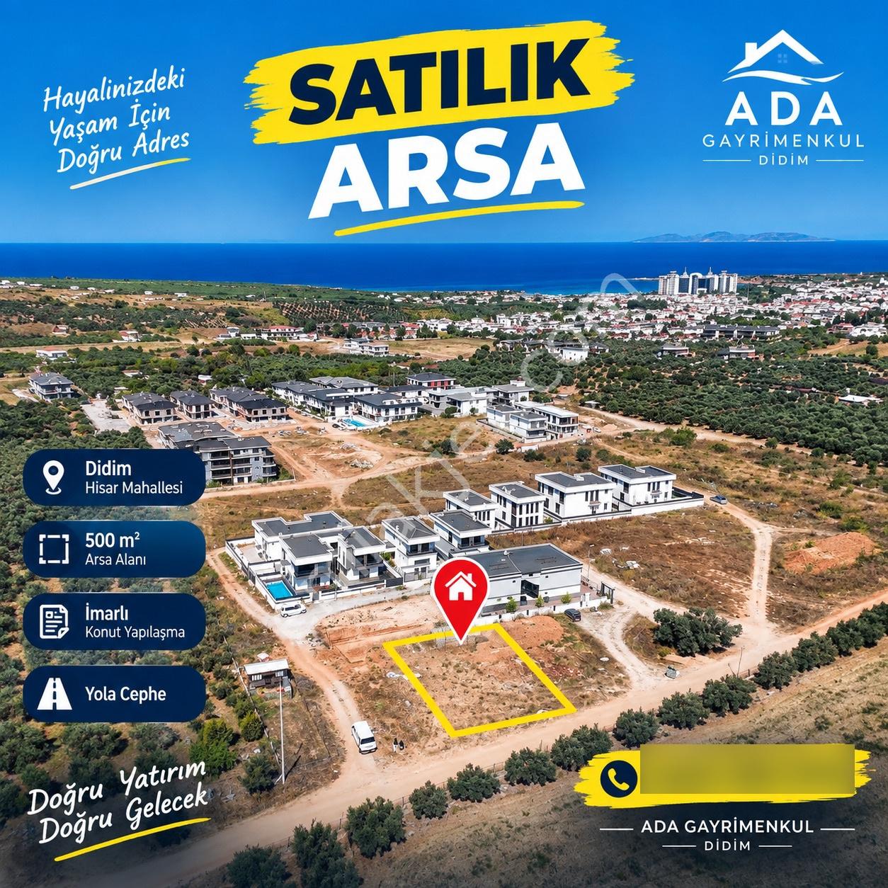 Didim’De Satılık 4 Vıllalık Arsa