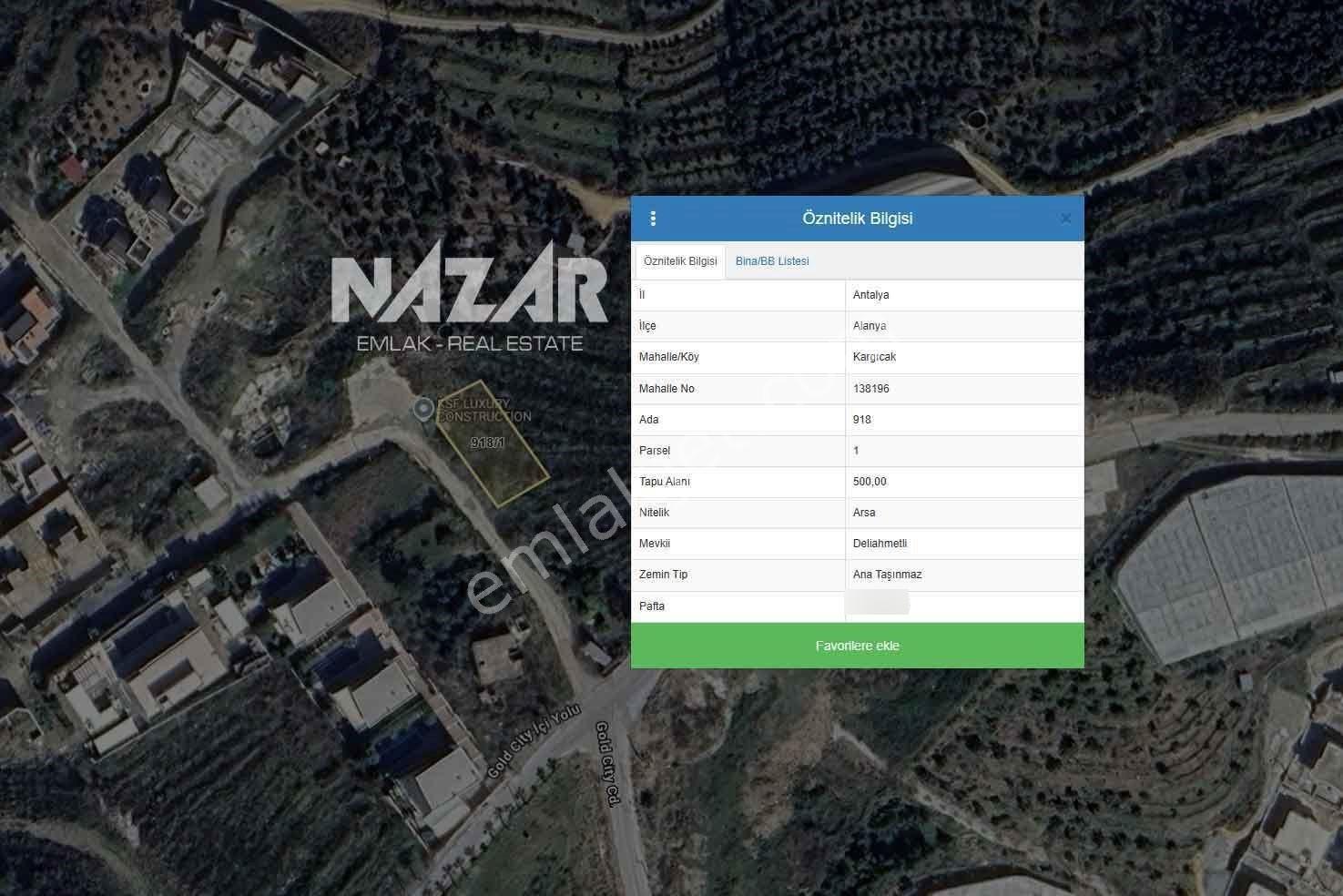 Alanya Kargıcak’ta Deniz Manzaralı 500 M2 İmarlı Arsa — fotoğraf 21