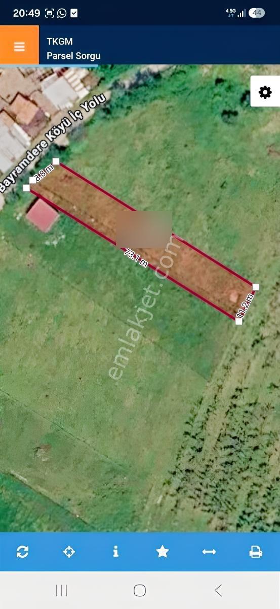 Karacabey Bayramderede 750 M² Tek Tapu Satılık Arsa — fotoğraf 2