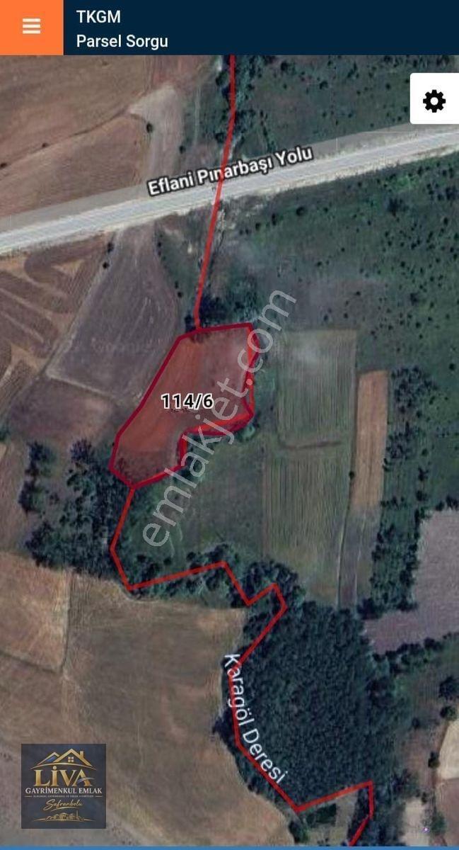 Karabük Eflani İlçesinde Ana Yol Kenarı Satılık 6330 M2 Tarla — fotoğraf 2
