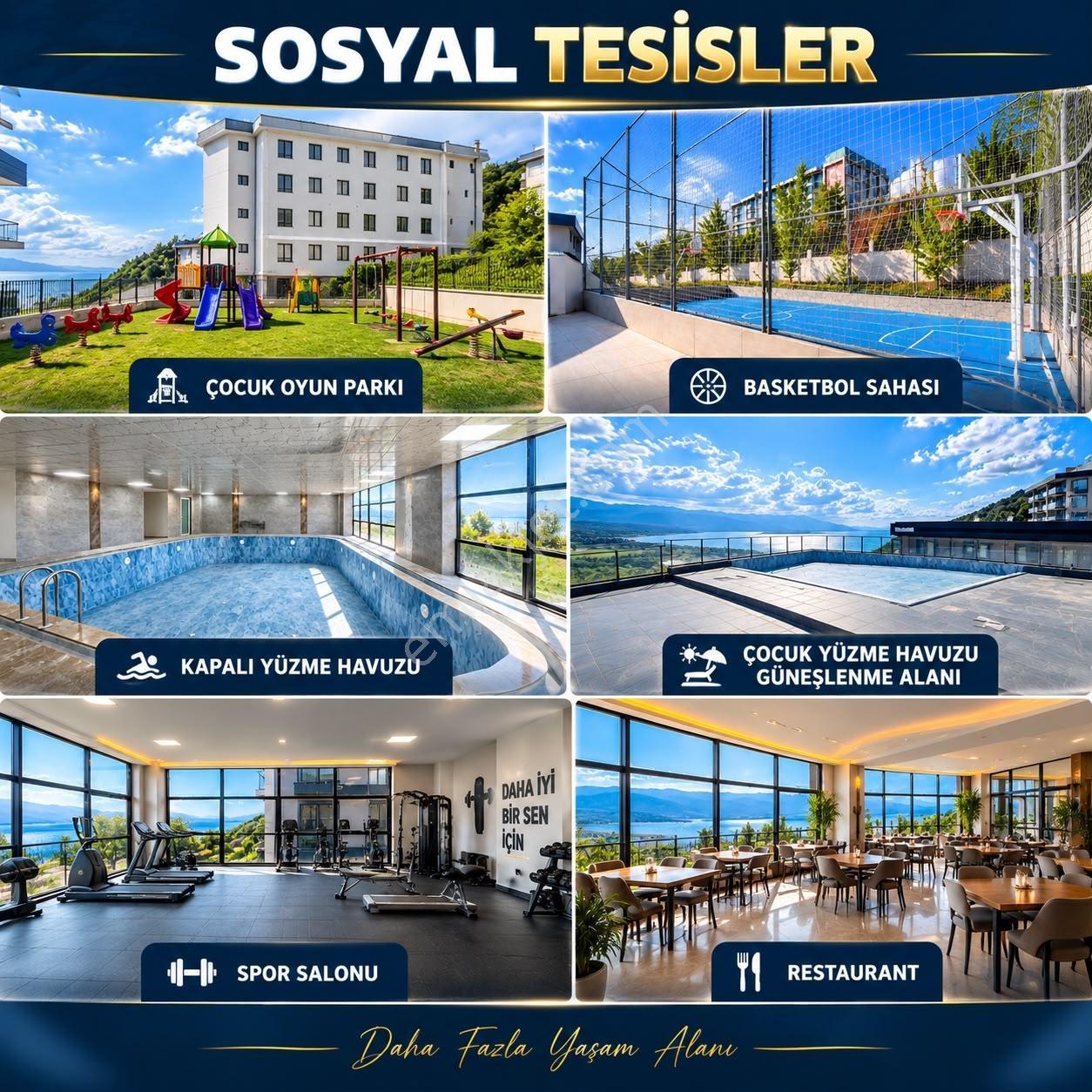 Gölbaşı Konaklarında Panaromik Göl Manzaralı Satılık 4+1 Daire ! — fotoğraf 17