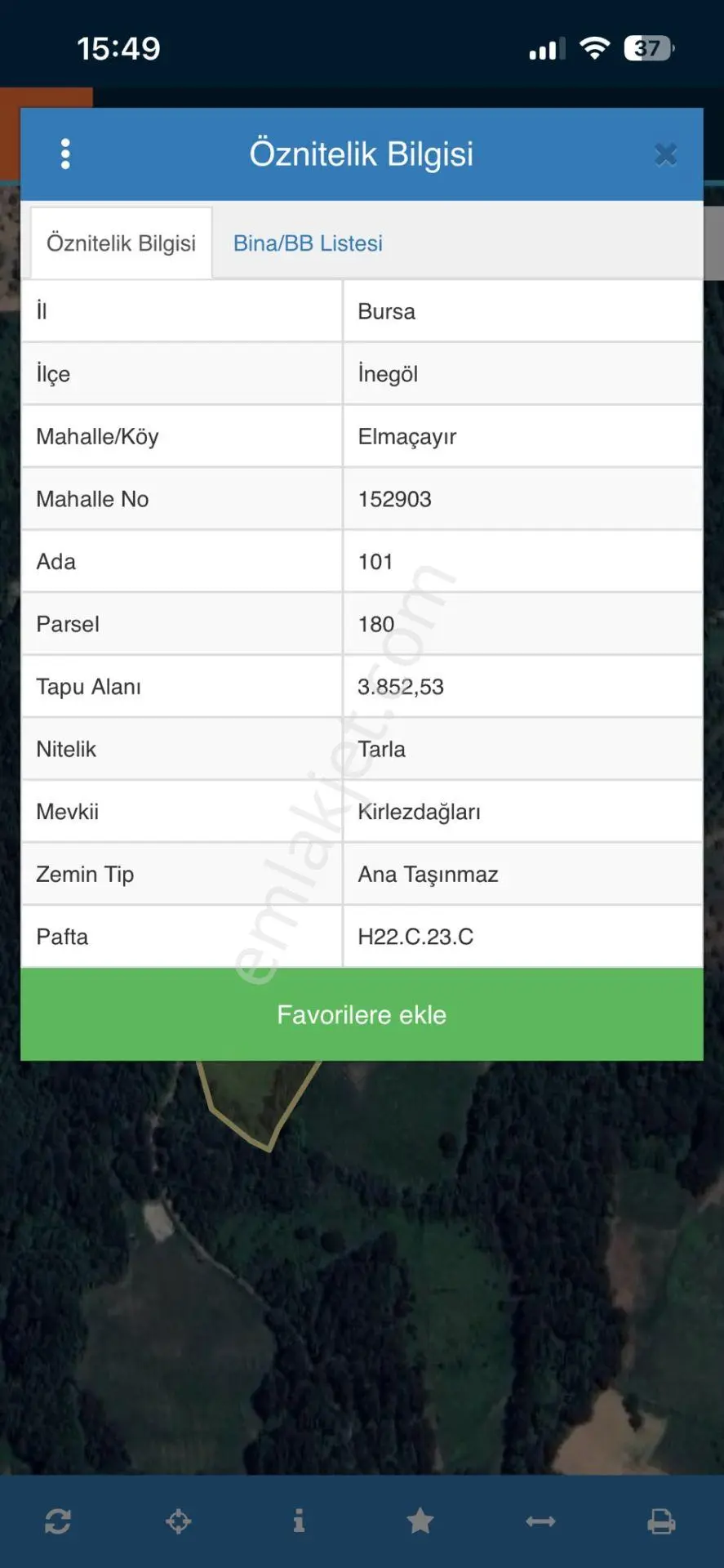 Akbaşlar Gayrimenkul Güvencesiyle Elmaçayır Mahallesinde Satılık Tarlalar — fotoğraf 3