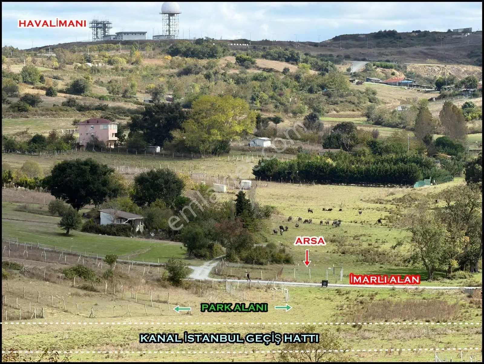 Arnavutköy Tayakadın Da Kanal İstanbula Cephe 173m2 Konut İmarlı Arsa — fotoğraf 9