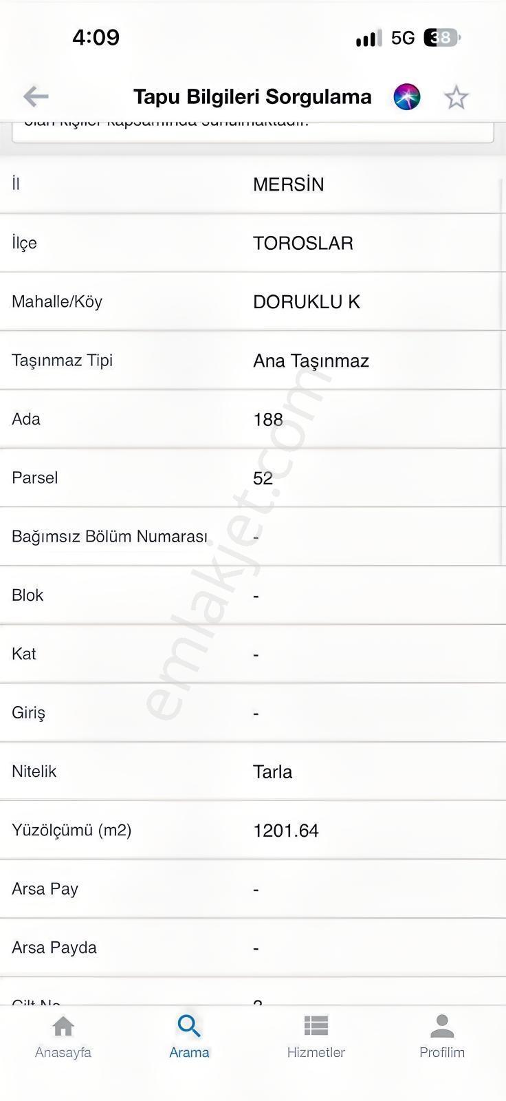 Doruklu'Da Uyguna Yatırımlık!