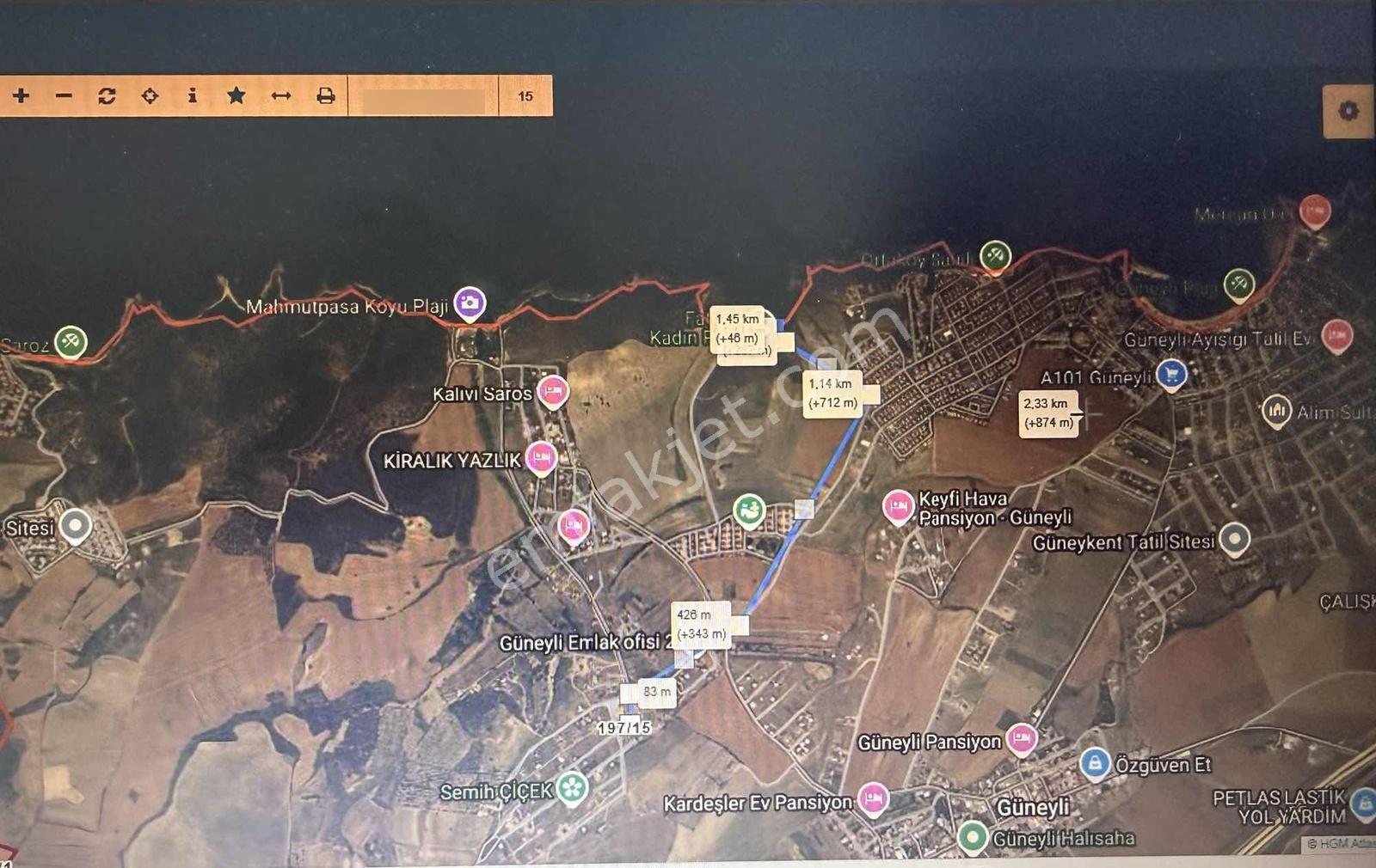 Remax Alya'dan Geliboluda Denize Yakın Satılık 2 Kat İmarlı Arsa — fotoğraf 6