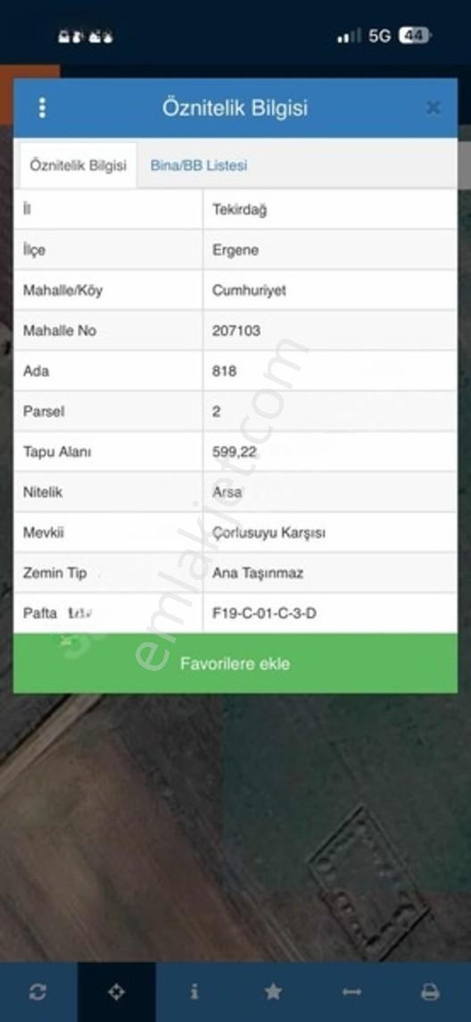 Ergene Cumhuriyet 600 M2 Yeni Devlet Hastanesine Yakın Arsa — fotoğraf 10