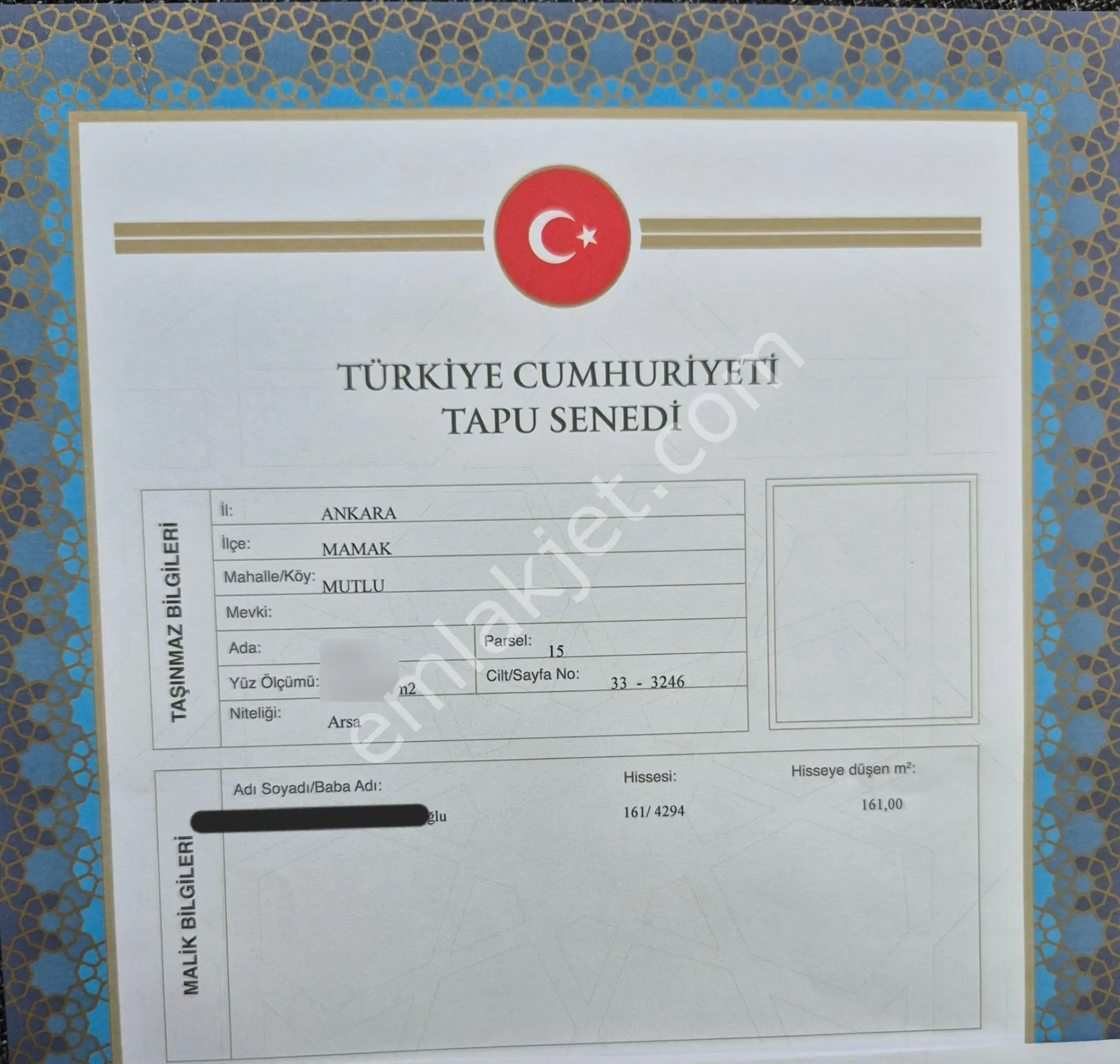 Winnest Gayrimenkulden Mutlu Mahallesinde Satılık 161 Mt Arsa — fotoğraf 2