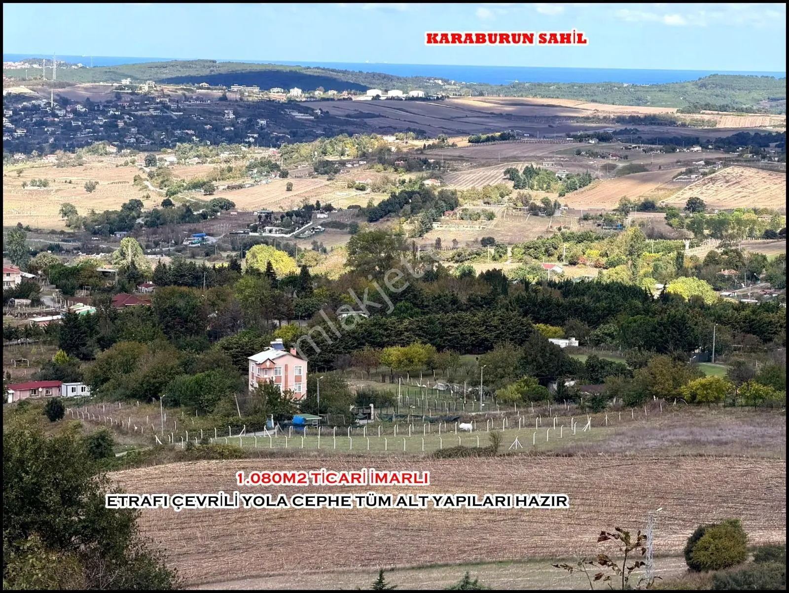 Arnavutköy De Ticari İmarlı Kanal Manzaralı Satılık 1.080m2 Arsa — fotoğraf 3