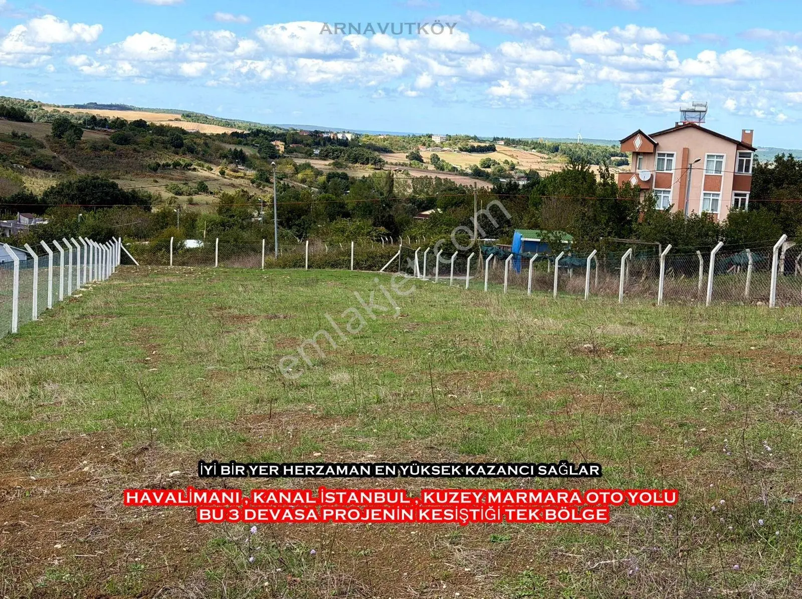Arnavutköy De Ticari İmarlı Kanal Manzaralı Satılık 1.080m2 Arsa — fotoğraf 6
