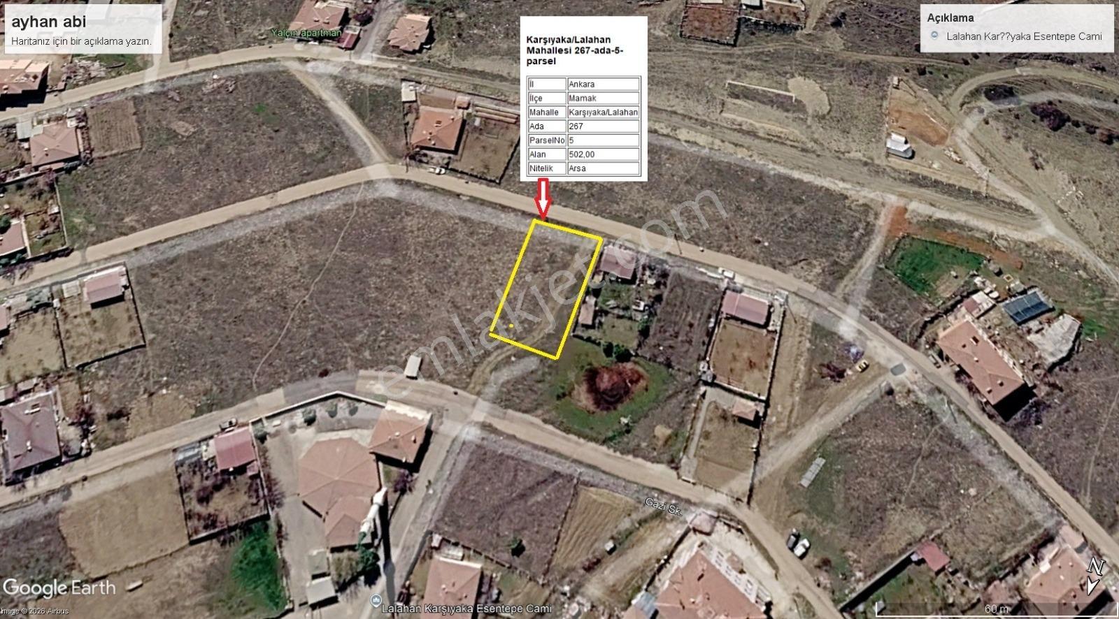 Lalahanda 3 Kat İmarlı Yatırımınızı Değerlendirecek Fırsat!