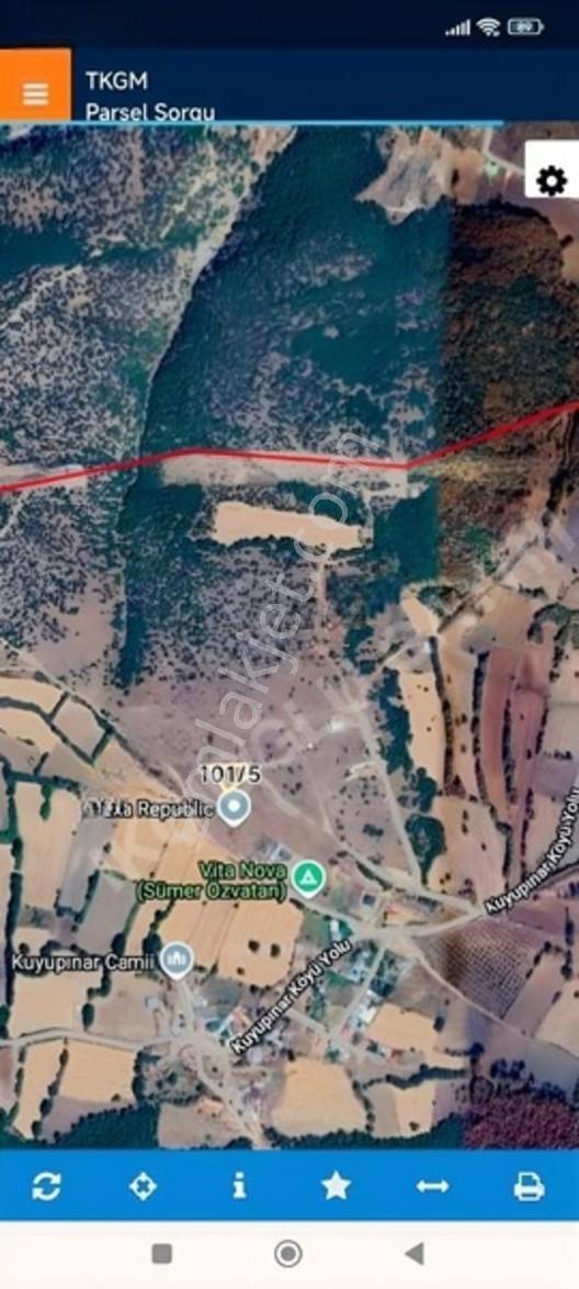 Bilecik Bozüyük Kuyupinar Da 1079 M2 Konut İmarlı Satılık Arsa — fotoğraf 3