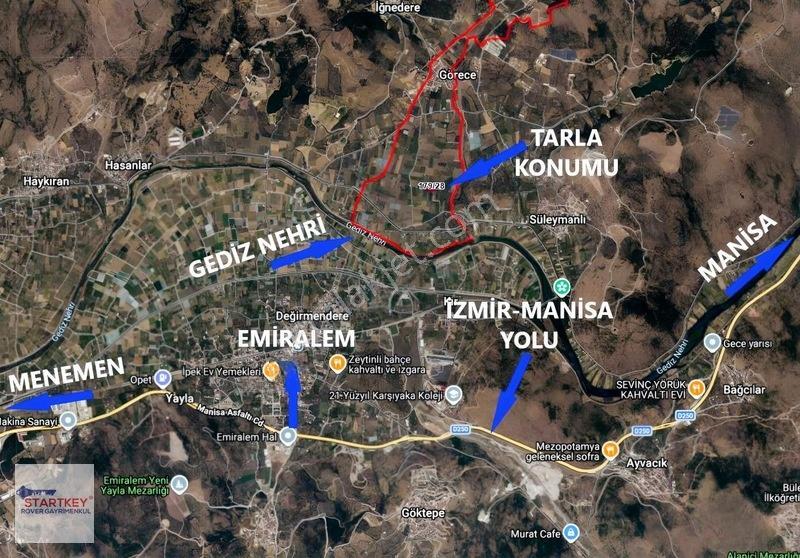 Menemen Görece Köyünde 2275 M² Satılık Zeytinli Tarla — fotoğraf 4