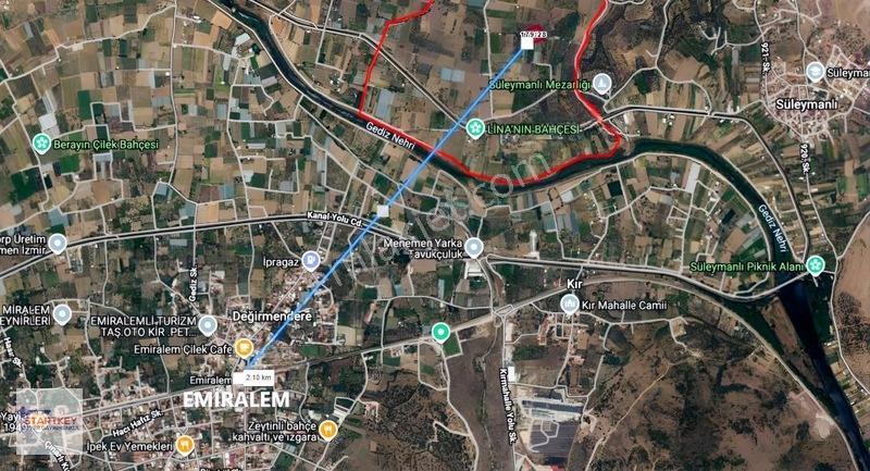 Menemen Görece Köyünde 2275 M² Satılık Zeytinli Tarla — fotoğraf 9