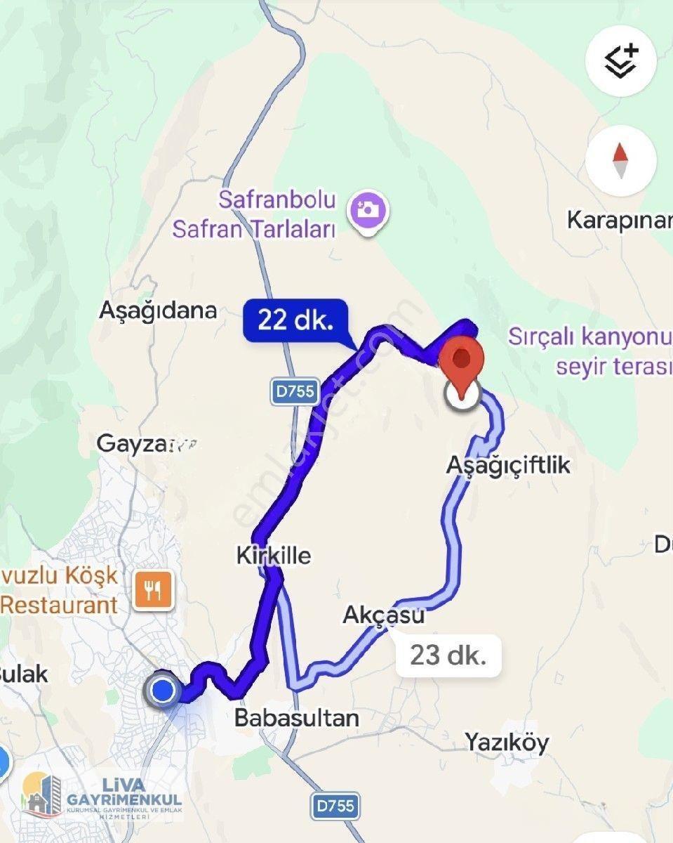Liva Gayrimenkul'den Aşağıçiflik Köyü 1.500 M2 Satılık Arsa — fotoğraf 3