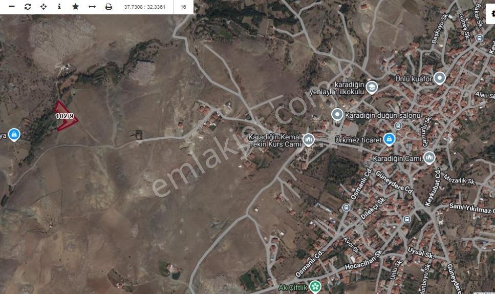 Meram - Karadiğin 3.371 M2 Bahçe Ve Evi Müstakil Tapulu — fotoğraf 2