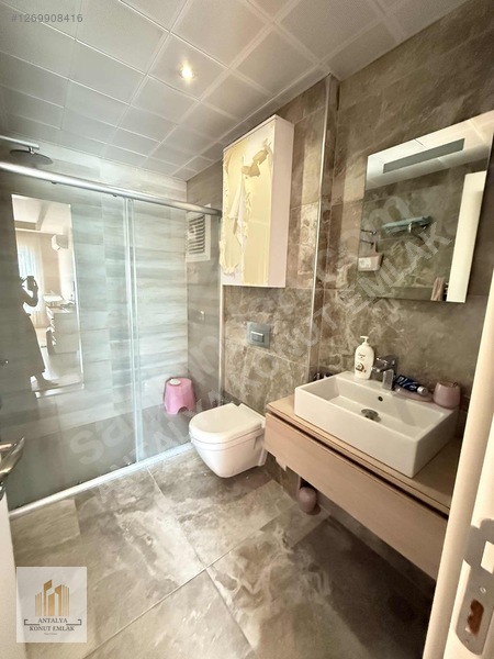 Güzeloba Site İçerisinde Havuzlu Doğalgazlı Ara Kat 3+1 — fotoğraf 18