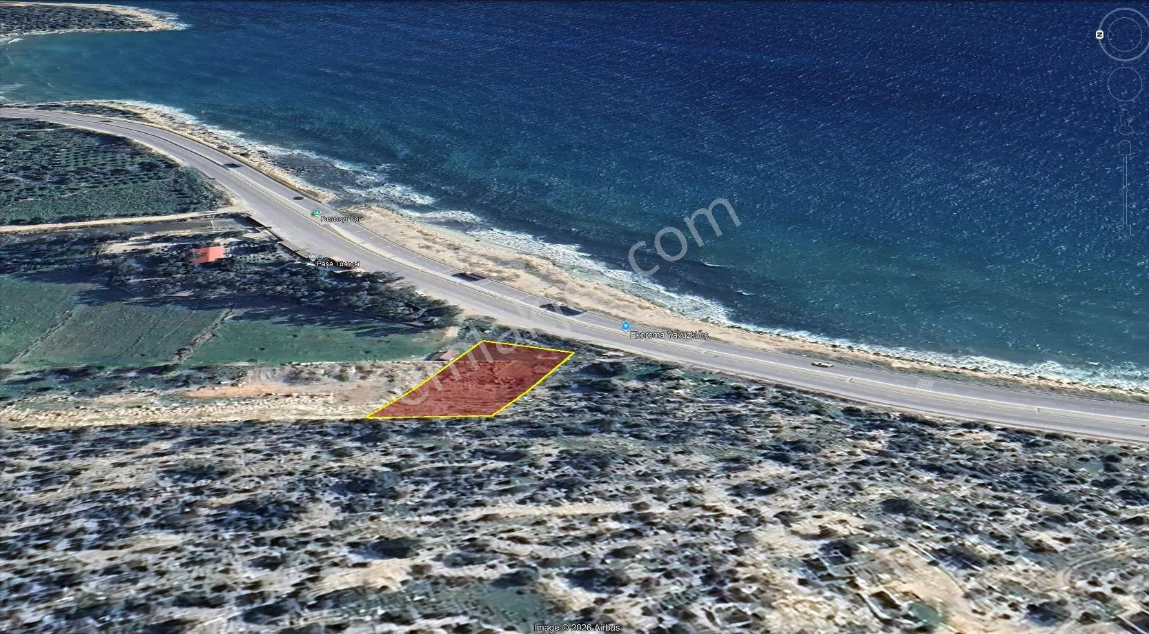 Mersin Erdemli Kızkalesinde Denize 50 Metre Mesafede 6996 M2 Otel Arsası — fotoğraf 2