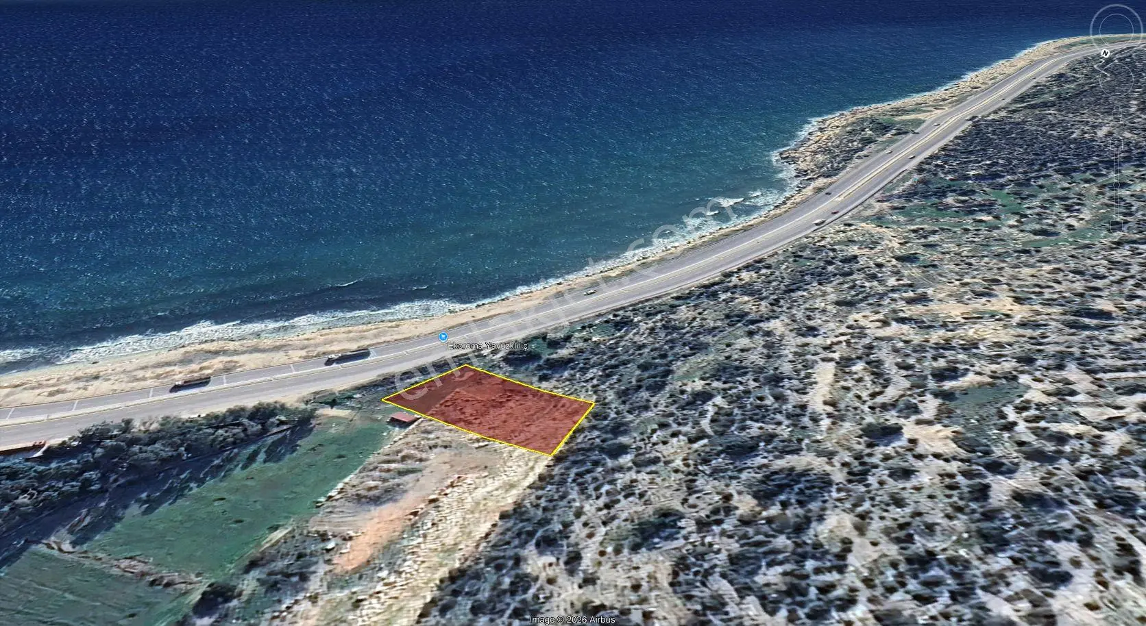 Mersin Erdemli Kızkalesinde Denize 50 Metre Mesafede 6996 M2 Otel Arsası — fotoğraf 3