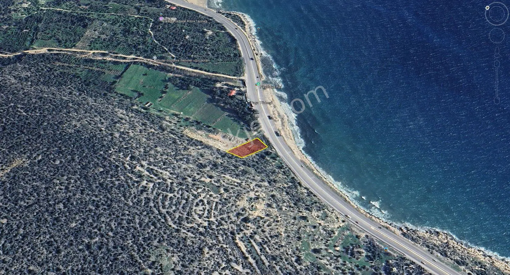 Mersin Erdemli Kızkalesinde Denize 50 Metre Mesafede 6996 M2 Otel Arsası — fotoğraf 5