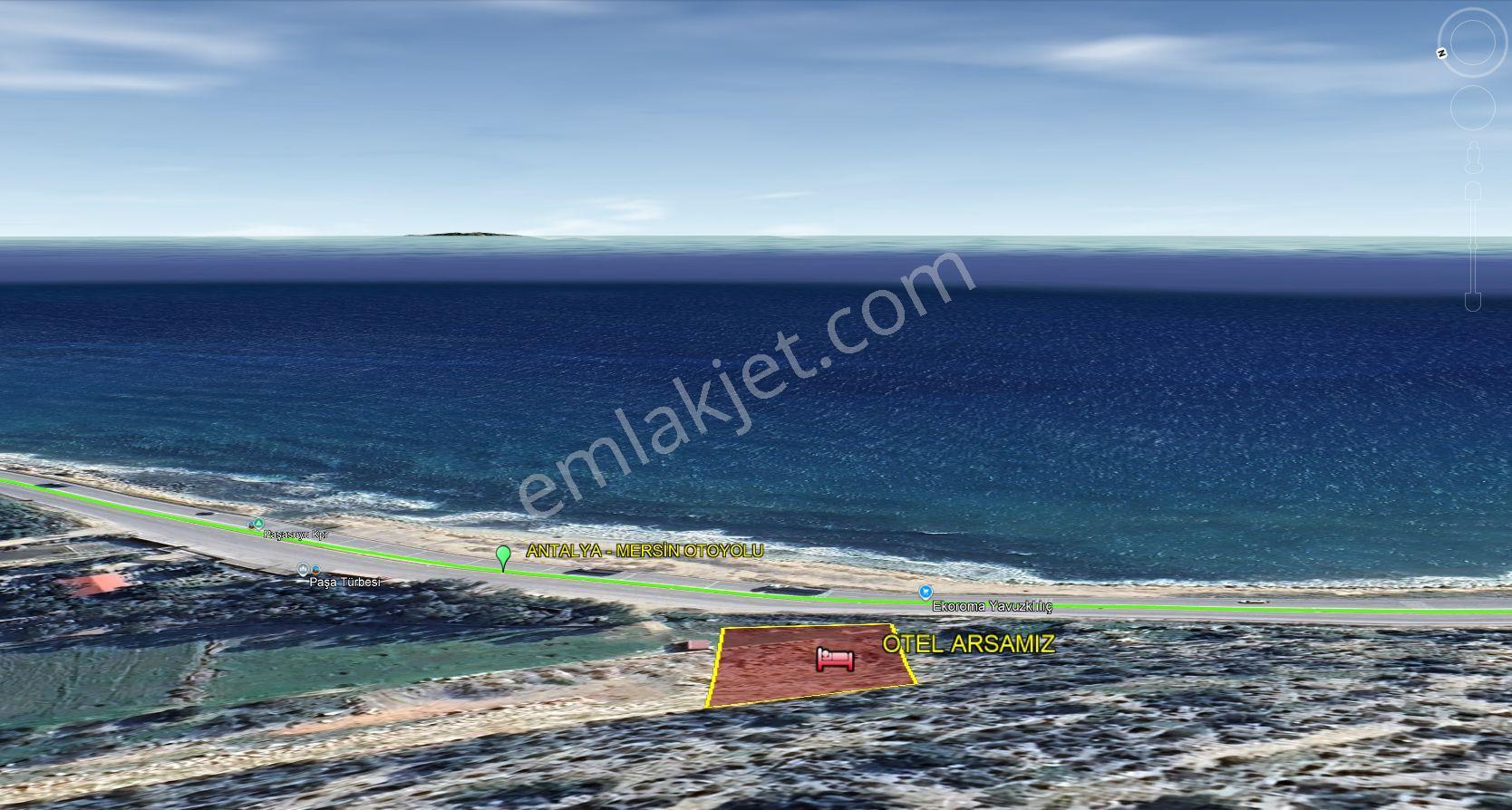 Mersin Erdemli Kızkalesinde Denize 50 Metre Mesafede 6996 M2 Otel Arsası — fotoğraf 11
