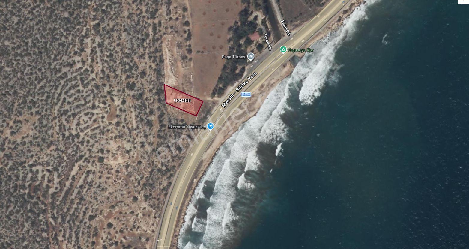 Mersin Erdemli Kızkalesinde Denize 50 Metre Mesafede 6996 M2 Otel Arsası — fotoğraf 14