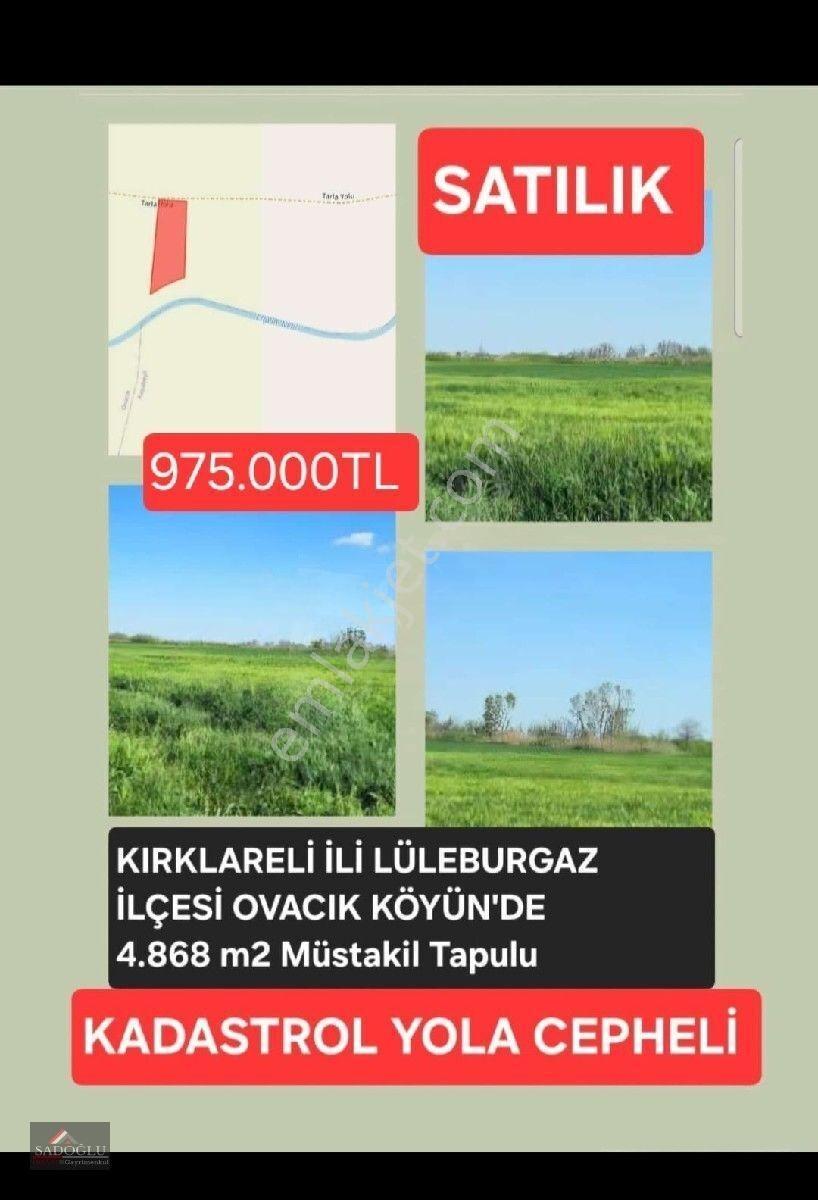 Acil Lüleburgaz Ovacık Köyün'de 4.869 M2 Satılık — fotoğraf 2