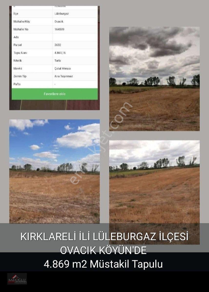 Acil Lüleburgaz Ovacık Köyün'de 4.869 M2 Satılık — fotoğraf 27