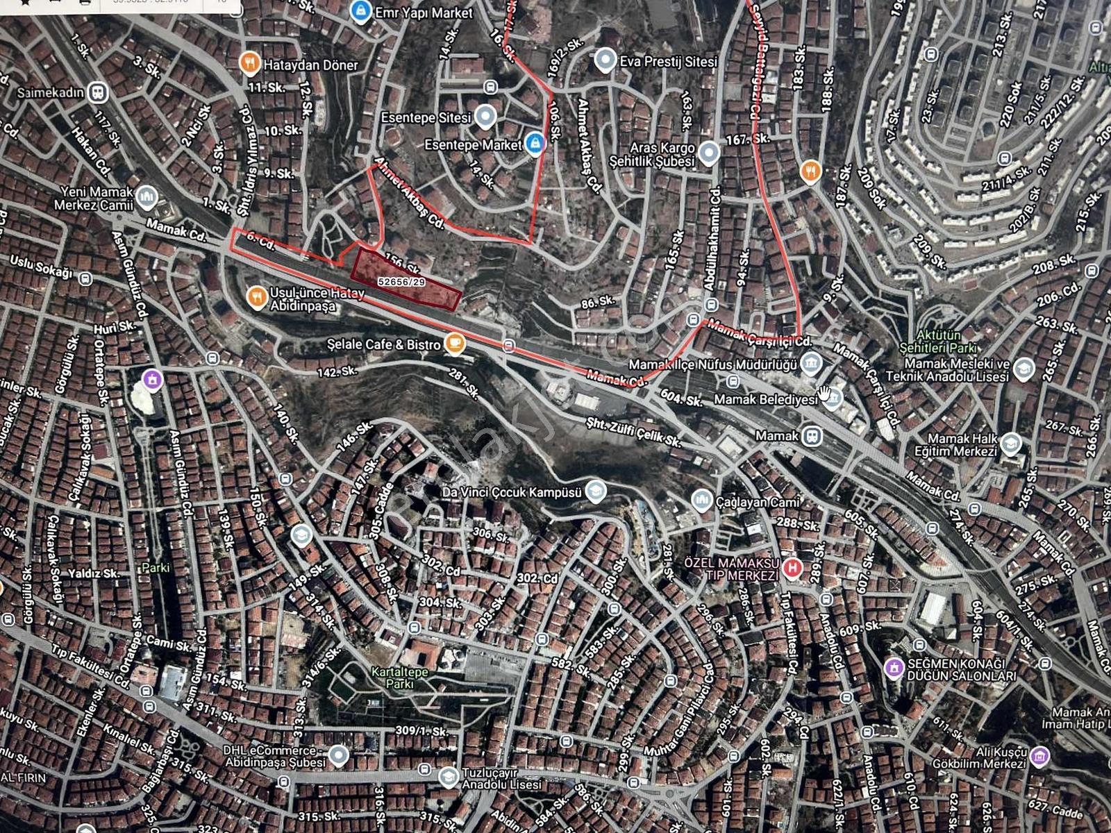 Mamak'Ta Yatırımlık İmarlı Arsa Hissesi Satılık
