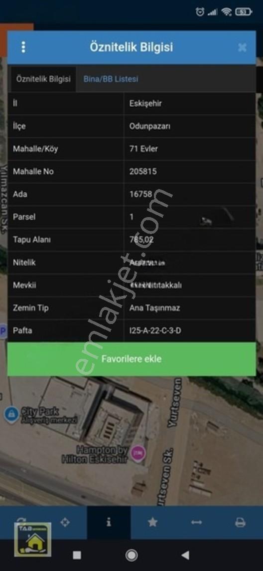 71 Evlerde Cıtypark Avm Hilton Otel Arkasında 1.097m2 Arsa — fotoğraf 3