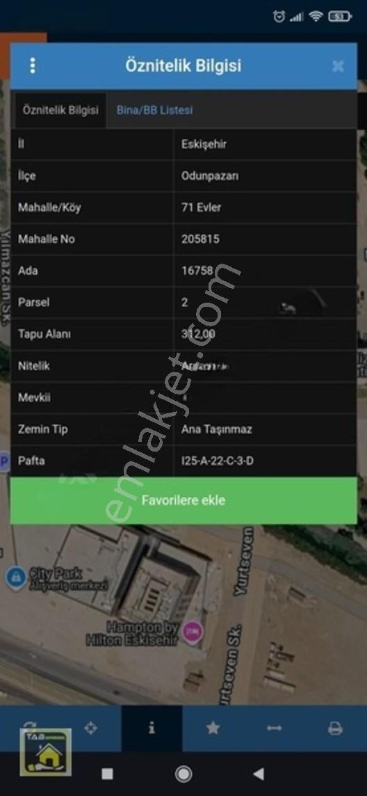 71 Evlerde Cıtypark Avm Hilton Otel Arkasında 1.097m2 Arsa — fotoğraf 4