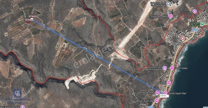 Mersin Erdemli Ayaş'ta Deniz Manzaralı 10.000 M2 Limon Bahçesi — fotoğraf 2