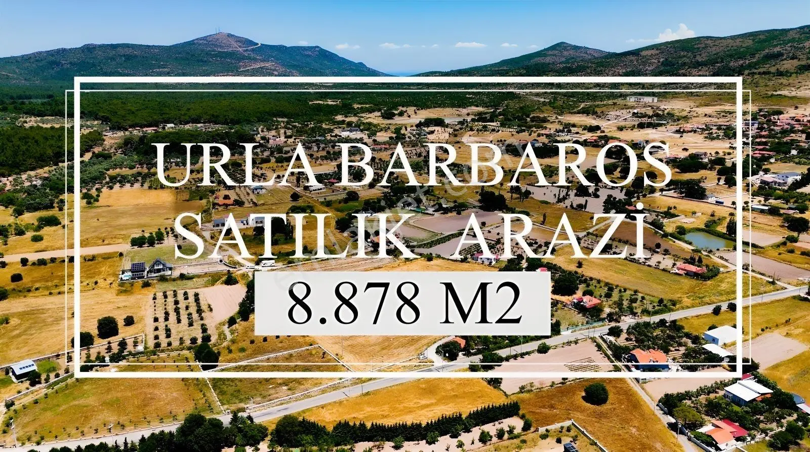Urla Barbaros Köyü | Ana Yola Cepheli Yatırım Değeri Yük. Arazi — fotoğraf 2