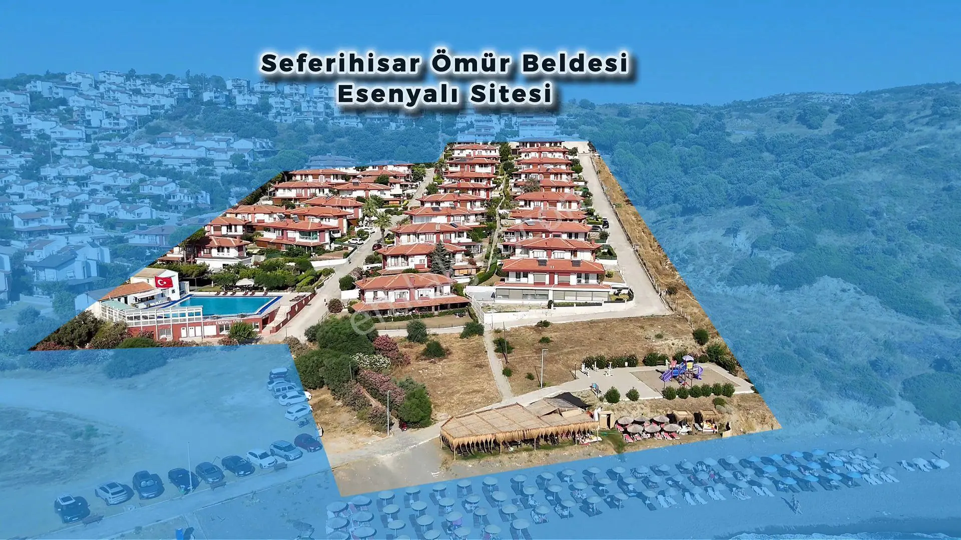 İzmir Seferihisar Esenyalı Sitesi'nde Denize 50 M |özel Plaj & Havuz Ayrılcalığıyla Satılık Yazlık — fotoğraf 8