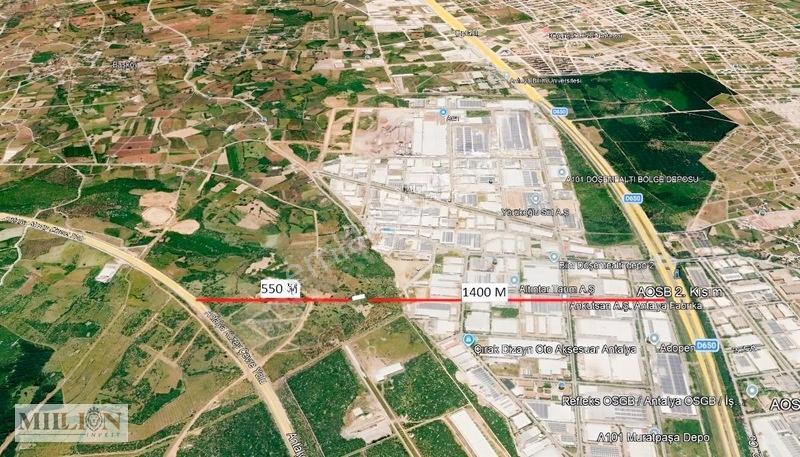 Kepez Başköyde Aosb Yanı Yatırım Fırsatı Ticari Arsa — fotoğraf 2