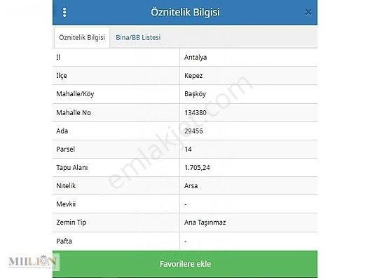 Kepez Başköyde Aosb Yanı Yatırım Fırsatı Ticari Arsa — fotoğraf 6