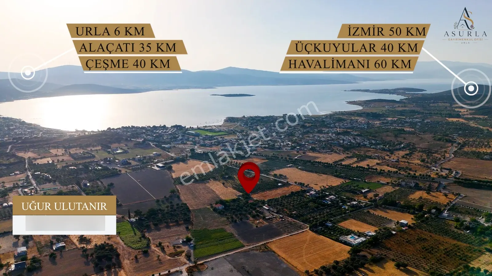 Satılık Urla İçmelerde 5.155 M² Tek Parsel Tarla — fotoğraf 3