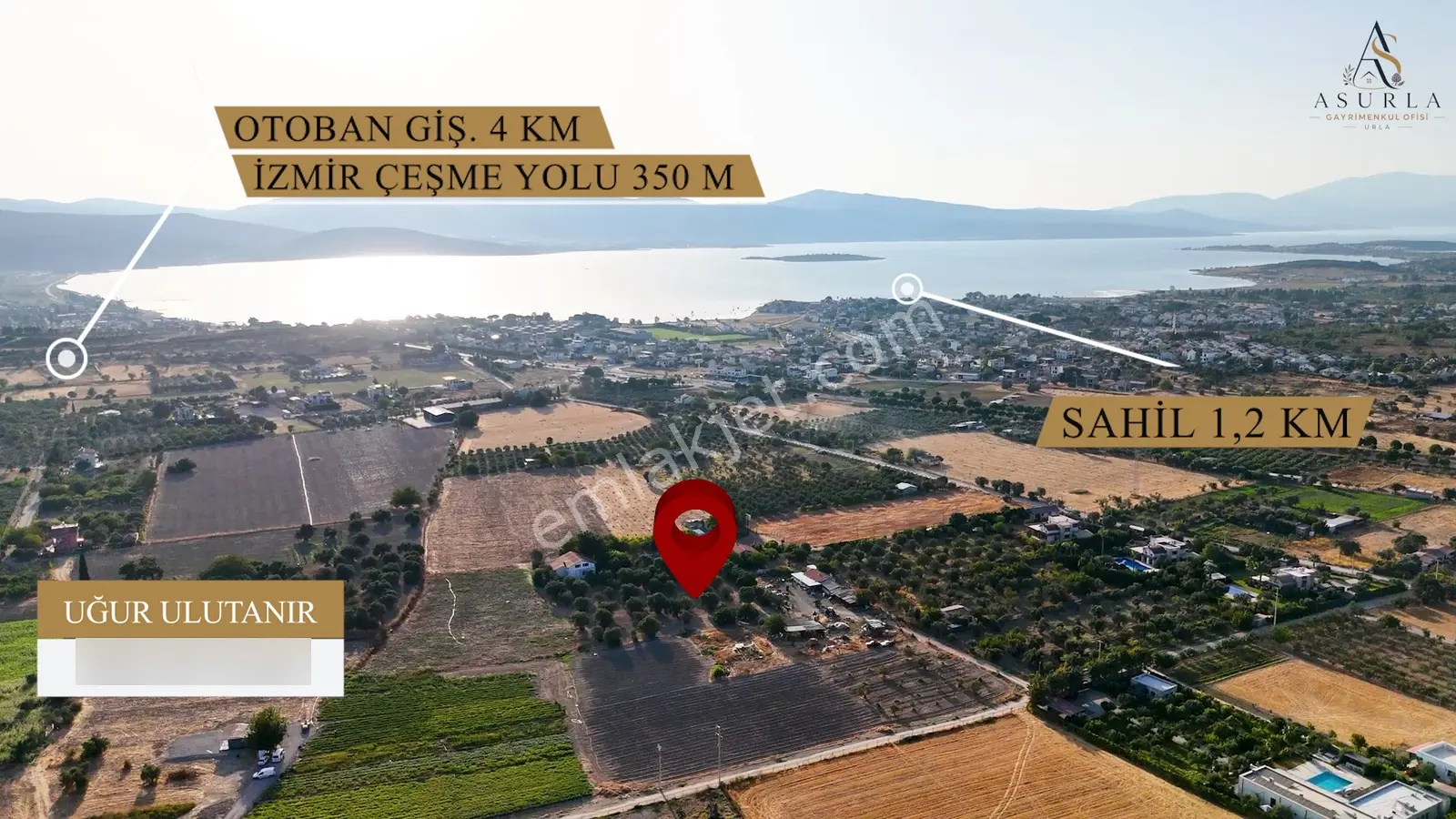 Satılık Urla İçmelerde 5.155 M² Tek Parsel Tarla — fotoğraf 5