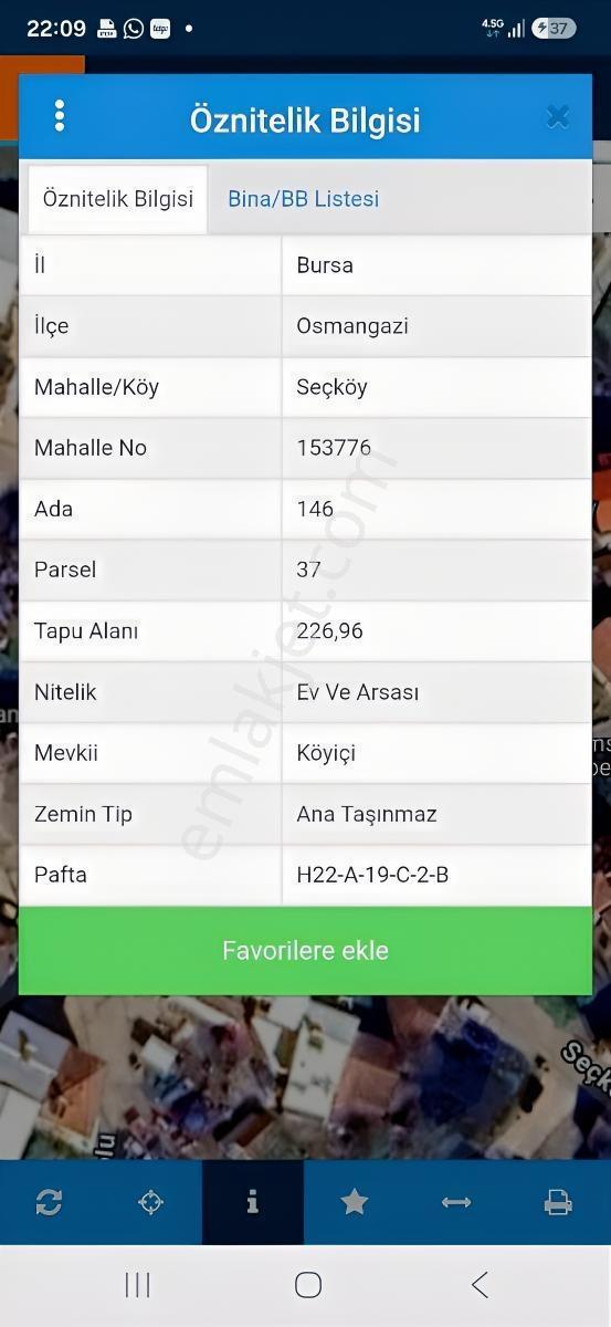 Osmangazi Seçköyde Köy İçi, Merkezde 226 M² Tek Tapu Arsa — fotoğraf 14
