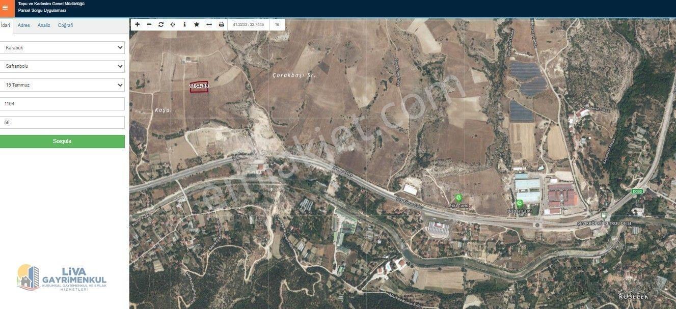 Karabük Safranbolu 15 Temmuz Mahallesinde 3708 M² Satılık Tarla, — fotoğraf 3