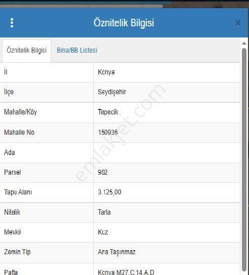 Seydişehir Tepecik Mah. Satılık Tarla Ceylanlar Emlaktan... — fotoğraf 3