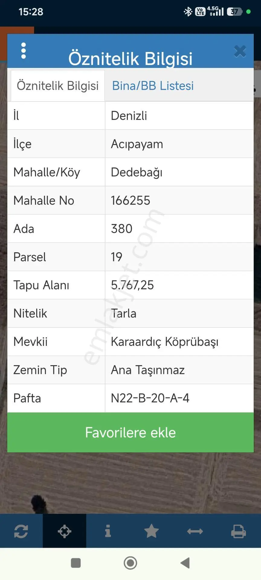 Denizli Acıpayam Dedebağı Satılık Tarla — fotoğraf 3