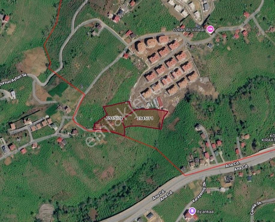 Trabzon - Çimenli'de Deniz Manzaralı 12.473m² Satılık Arsa — fotoğraf 8