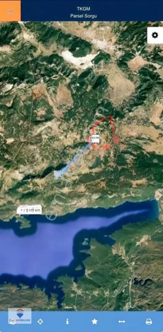 Muğla Menteşe Algı'da Denize Yakın Fırsat Büyük Tarla Acil Acil — fotoğraf 4