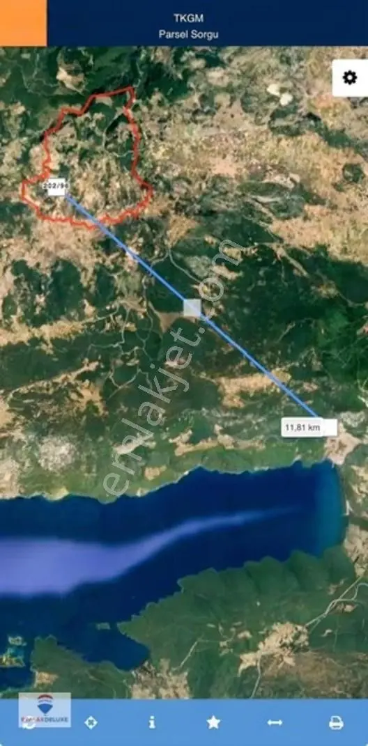 Muğla Menteşe Algı'da Denize Yakın Fırsat Büyük Tarla Acil Acil — fotoğraf 5